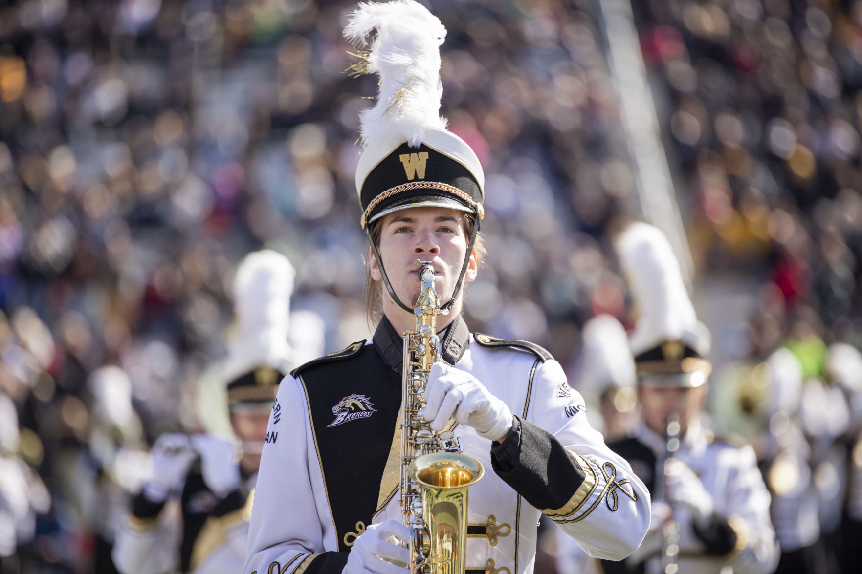 Western Michigan's marching band
